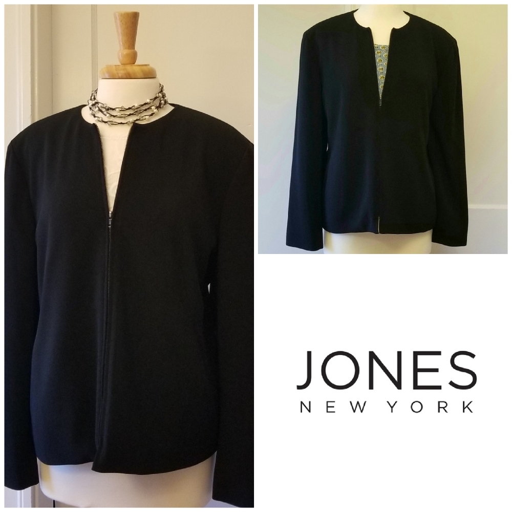 Jones NY zip-up jacket